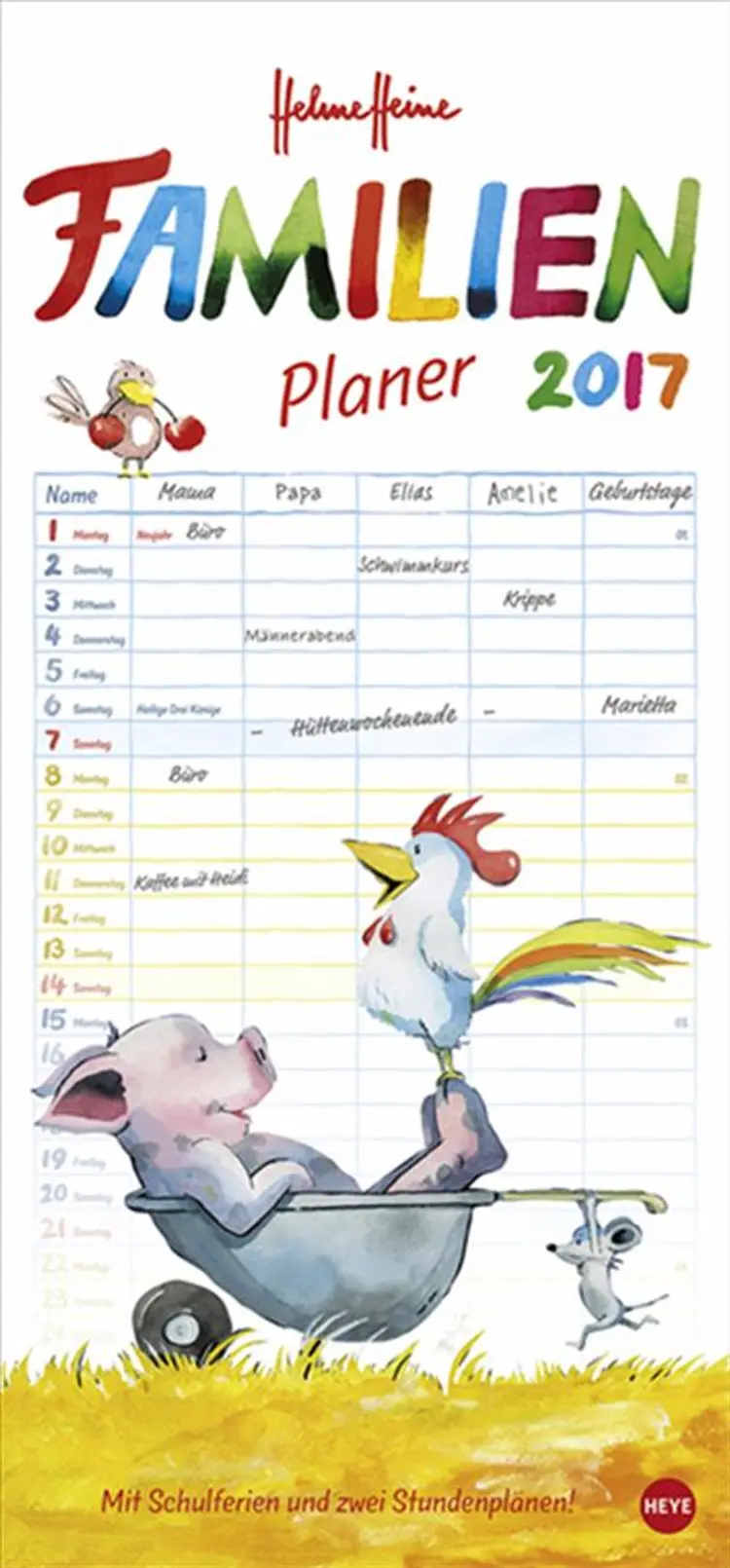Helme Heine Familienplaner 2017