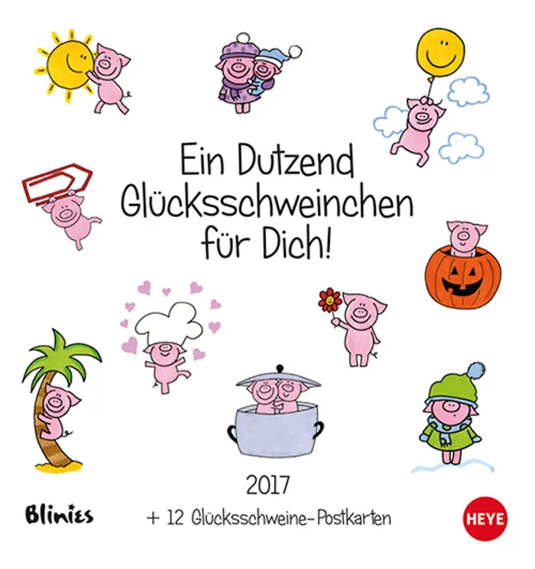 Dutzend Glücksschweine Blinies PKK 2017