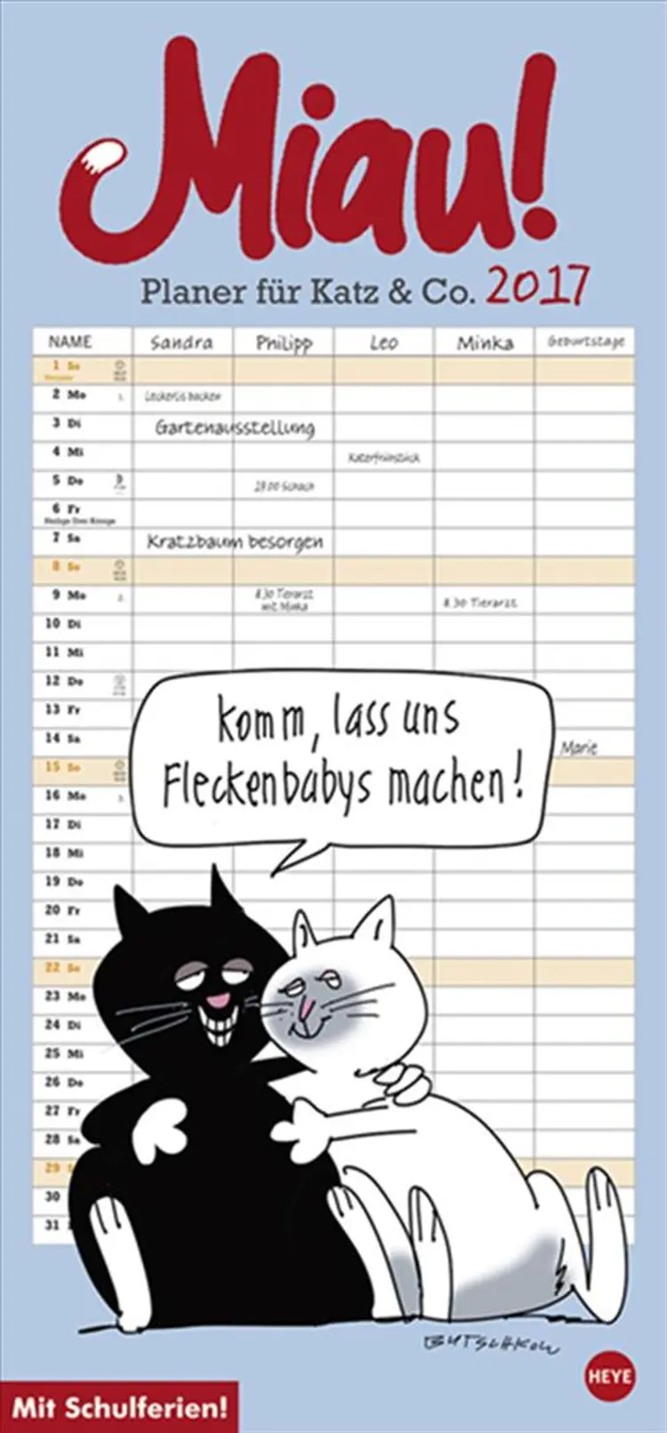 Miau! Butschkow Planer für Katz & Co