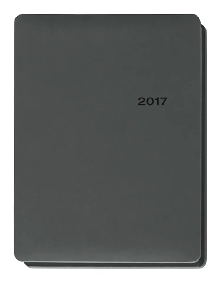 Tabletcalendar anthrazit klein 2017