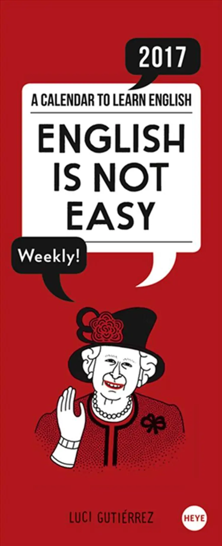 English is not easy Weekplanner 2017