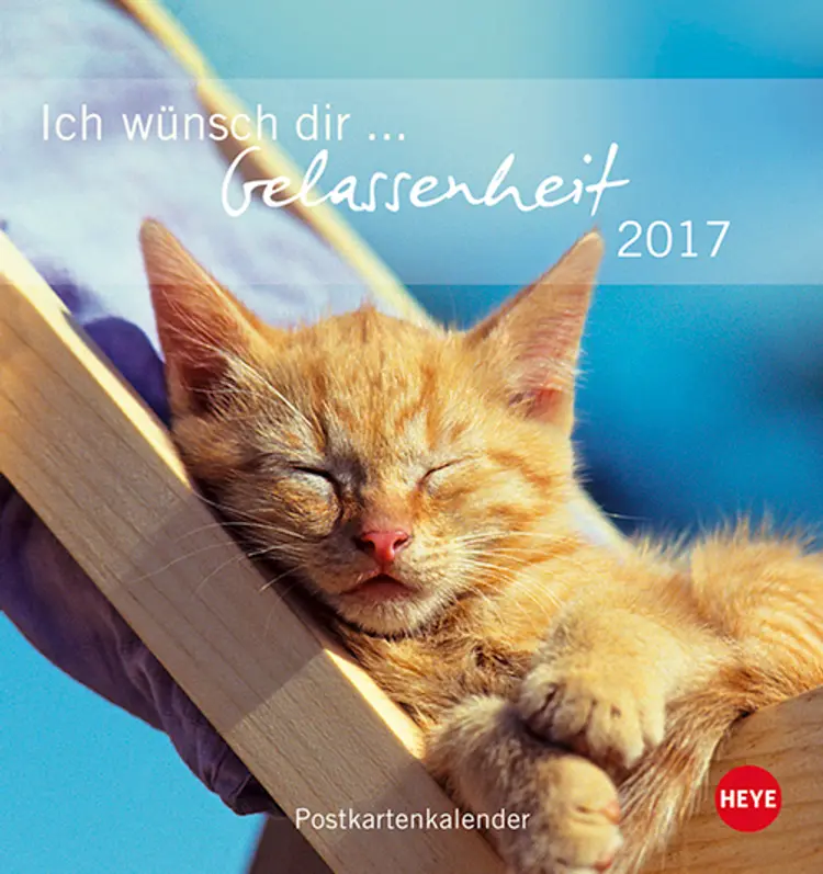 Ich wünsch Dir Gelassenheit Postkortkalender 2017