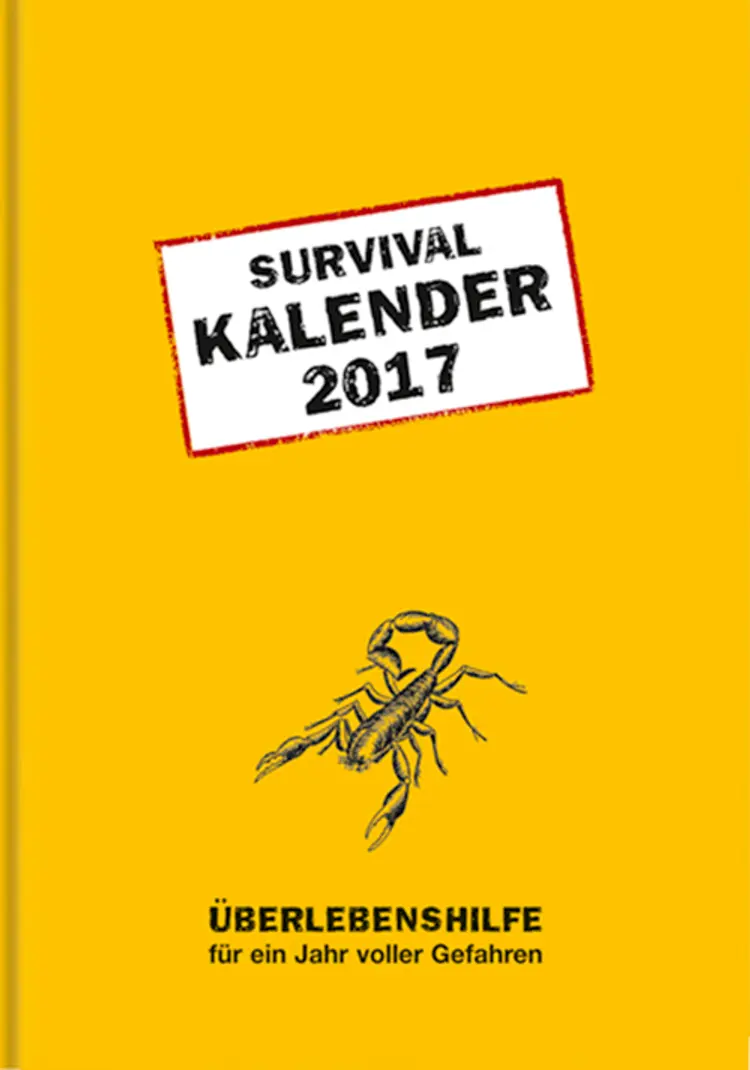 Survival Kalenderbuch A6 2017