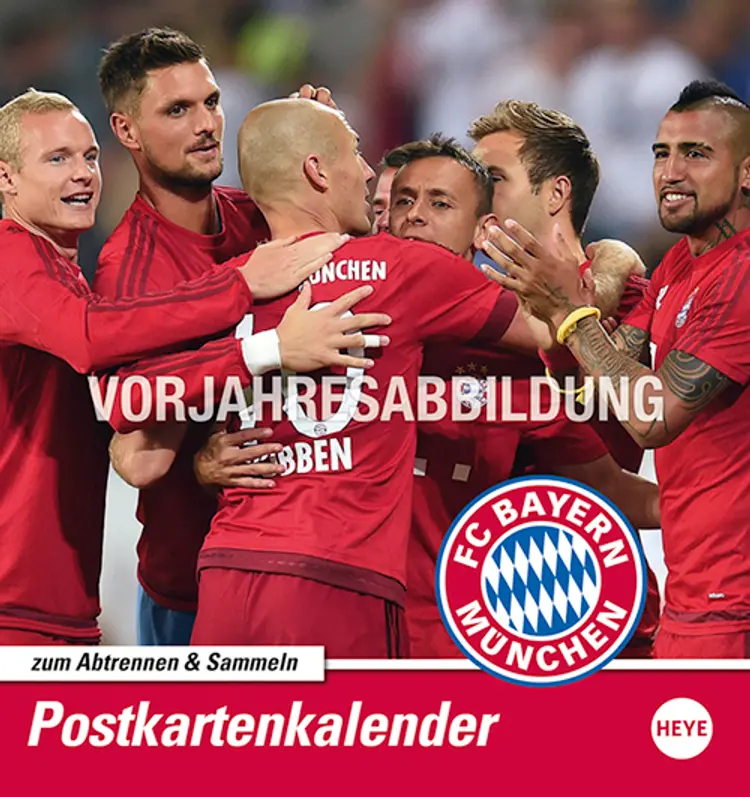 FC Bayern München Postkortkalender 2017