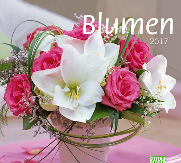 Bildkalender Blumen 2017