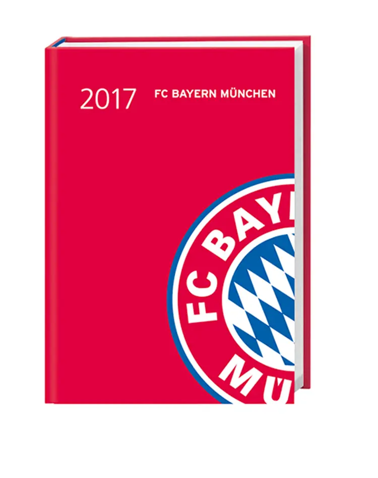 FC Bayern München 17 Monatskalenderbuch A6 2017