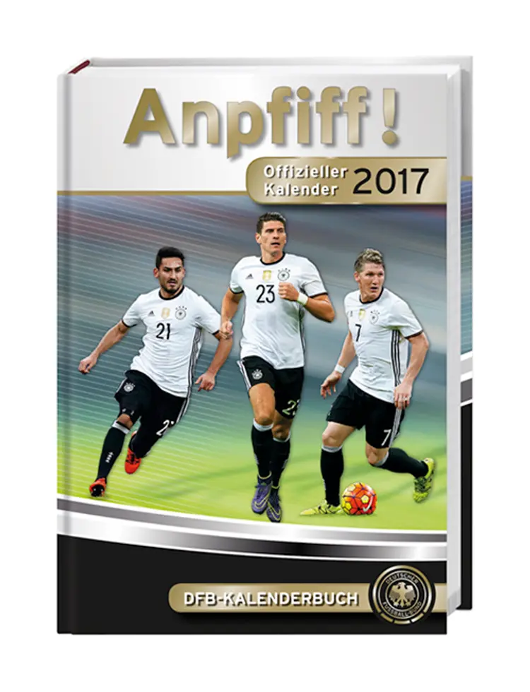 DFB 17 Monatskalenderbuch A6 2017