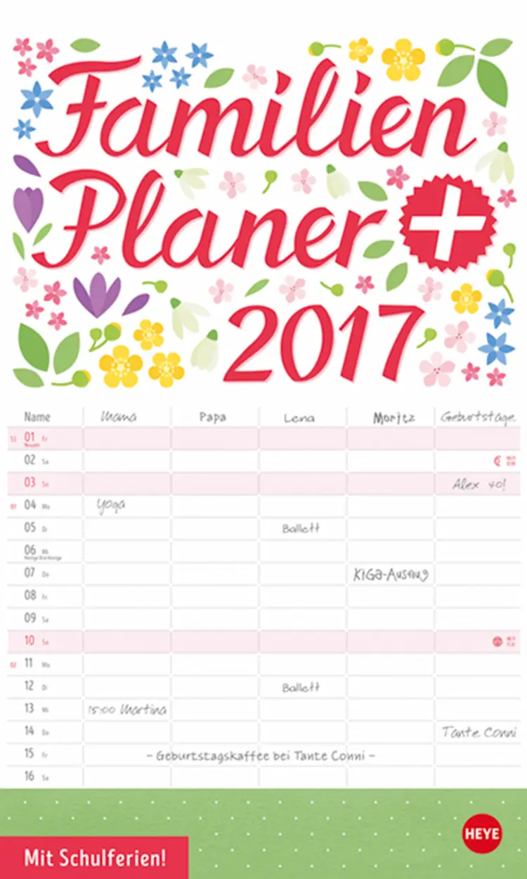 Familienplaner plus Clips 2017