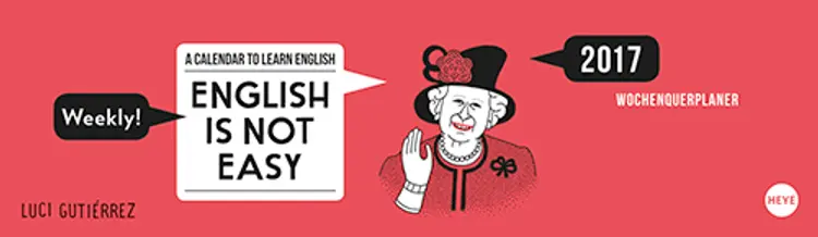 English is not easy Weekplanner 2017