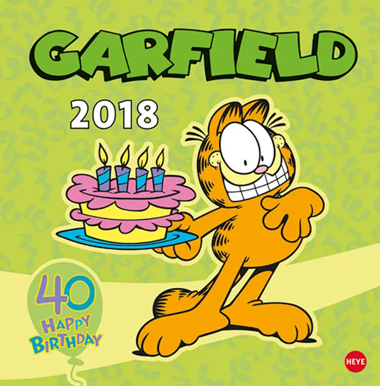 Garfield Broschurkalender Kalender 2018