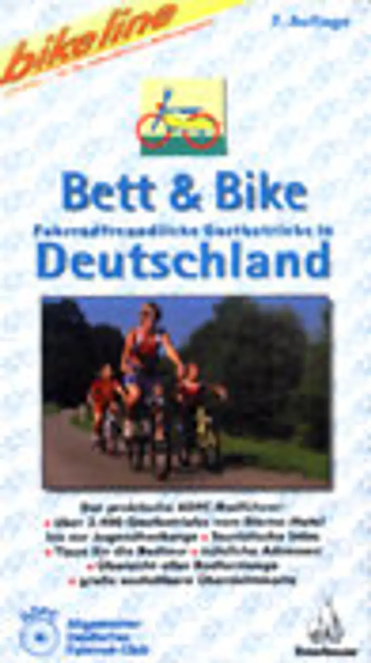 Bett & Bike - Fahrradfreundliche Gastbetriebe in Deutschland