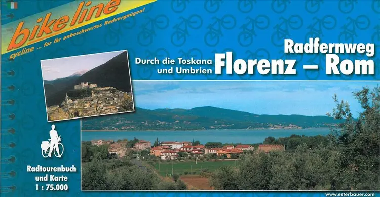 Radatlas Umbrien - Von Florenz nach Rom
