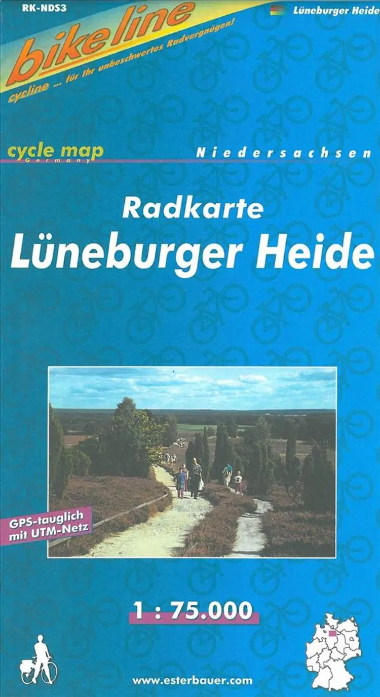 Lüneburger Heide, Bikeline Radkarte