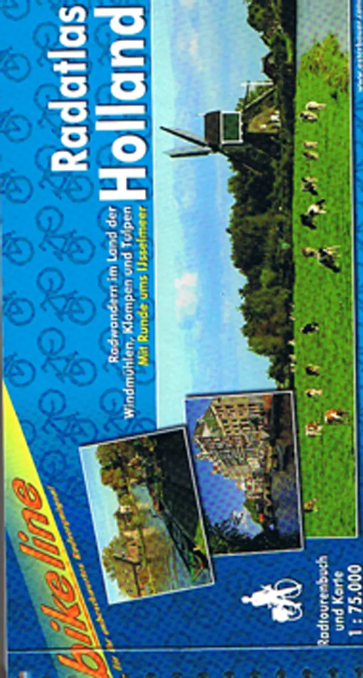Radatlas Holland: Radwandern im Lander der Windmühlen, Klompen und Tulpen