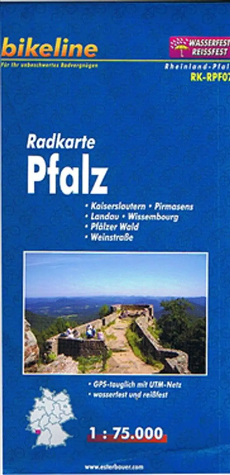 Radkarte Pfalz - Esterbauer af Esterbauer