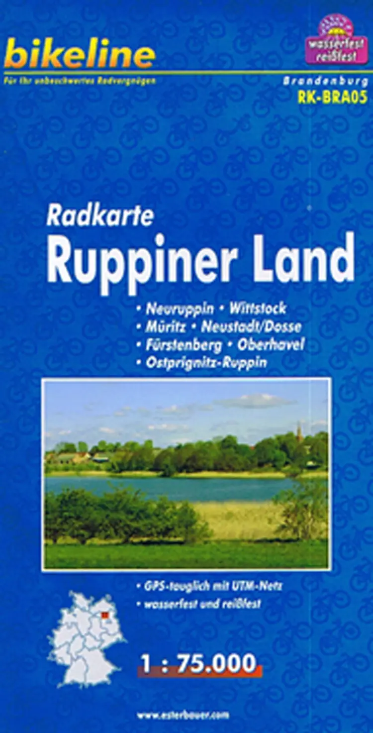 Ruppiner Land, Radkarte - Esterbauer af Esterbauer