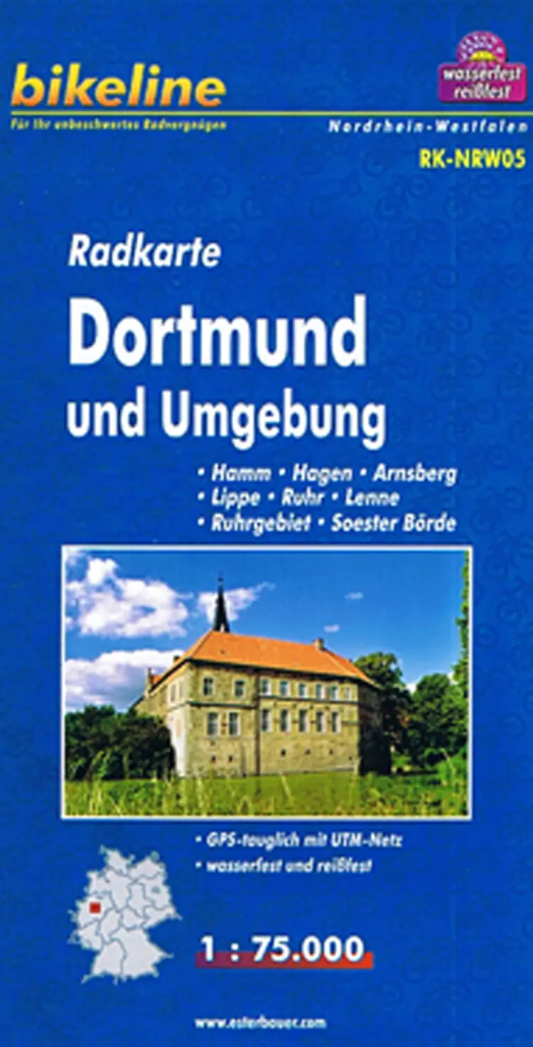 Dortmund und Umgebung : Radkarte af Esterbauer