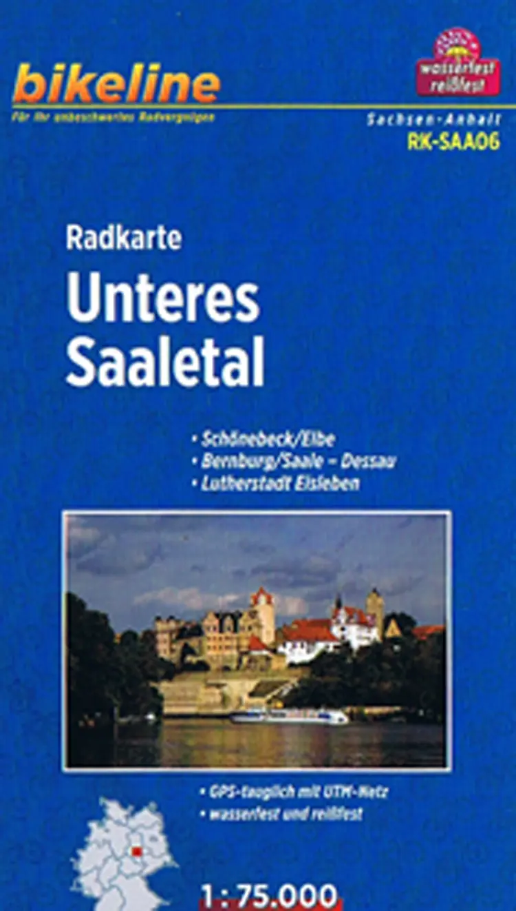 Radkarte Unteres Saaletal af Esterbauer