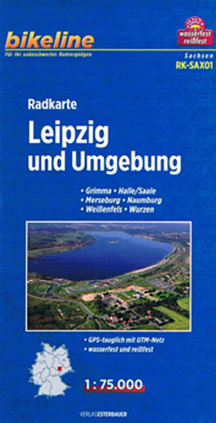 Radkarte Leipzig und Umgebung af Esterbauer