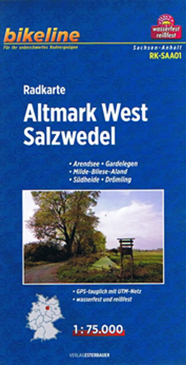 Radkarte Altmark West Salzwedel - Esterbauer af Esterbauer