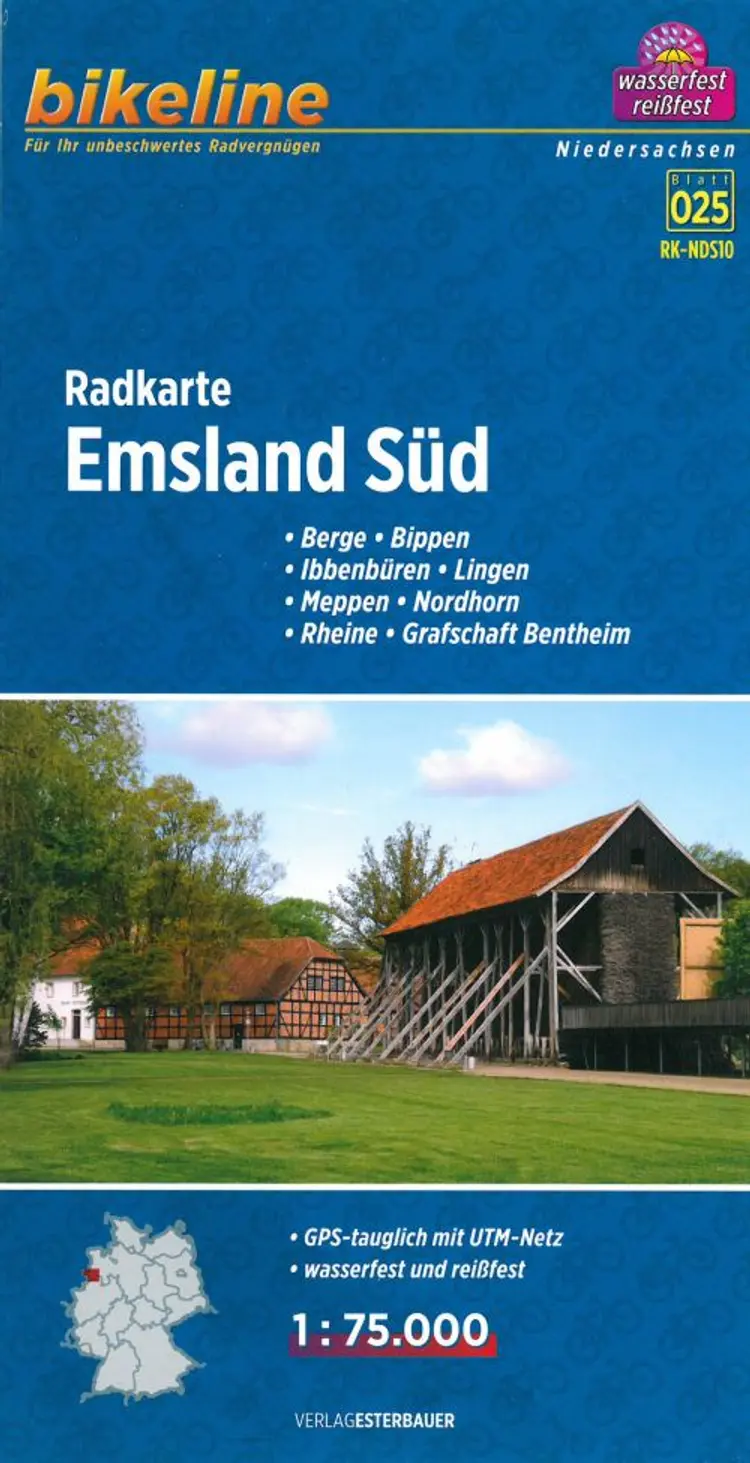 Radkarte Emsland Süd - Esterbauer af Esterbauer