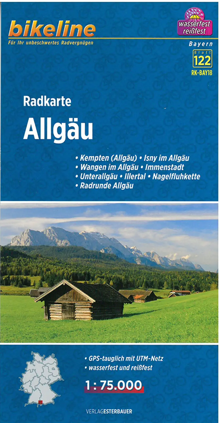 Allgäu Radkarte - Esterbauer af Esterbauer