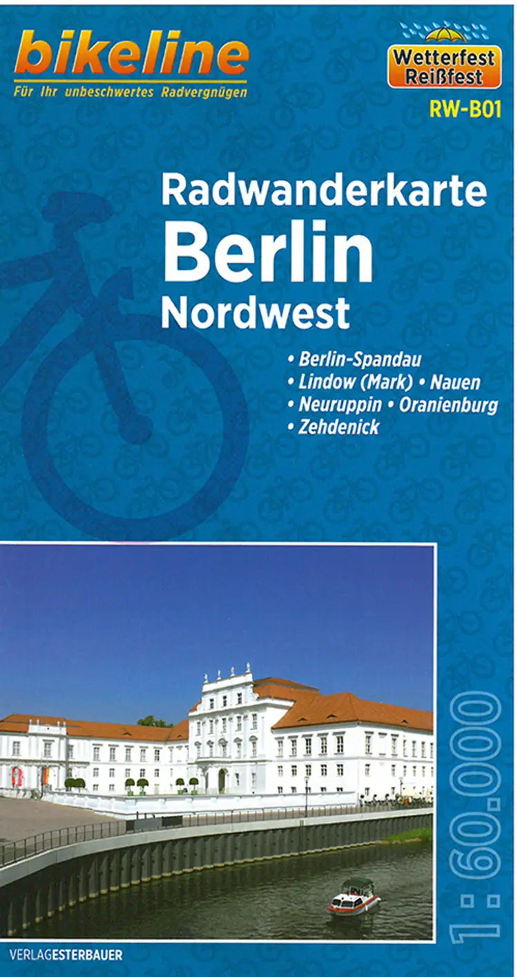 Berlin Nordwest Radwanderkarte: Berlin-Spandau, Lindow, Nauen, Neuruppin, Oranienburg, Zehdenick - Esterbauer af Esterbauer