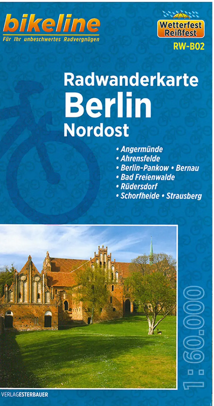 Berlin Nordost Radwanderkarte: Angermünde, Ahrensfelde, Berlin-Pankow, Bernau, Bad Freienwalde, Rüdersdorf, Schorfheide - Esterbauer af Esterbauer