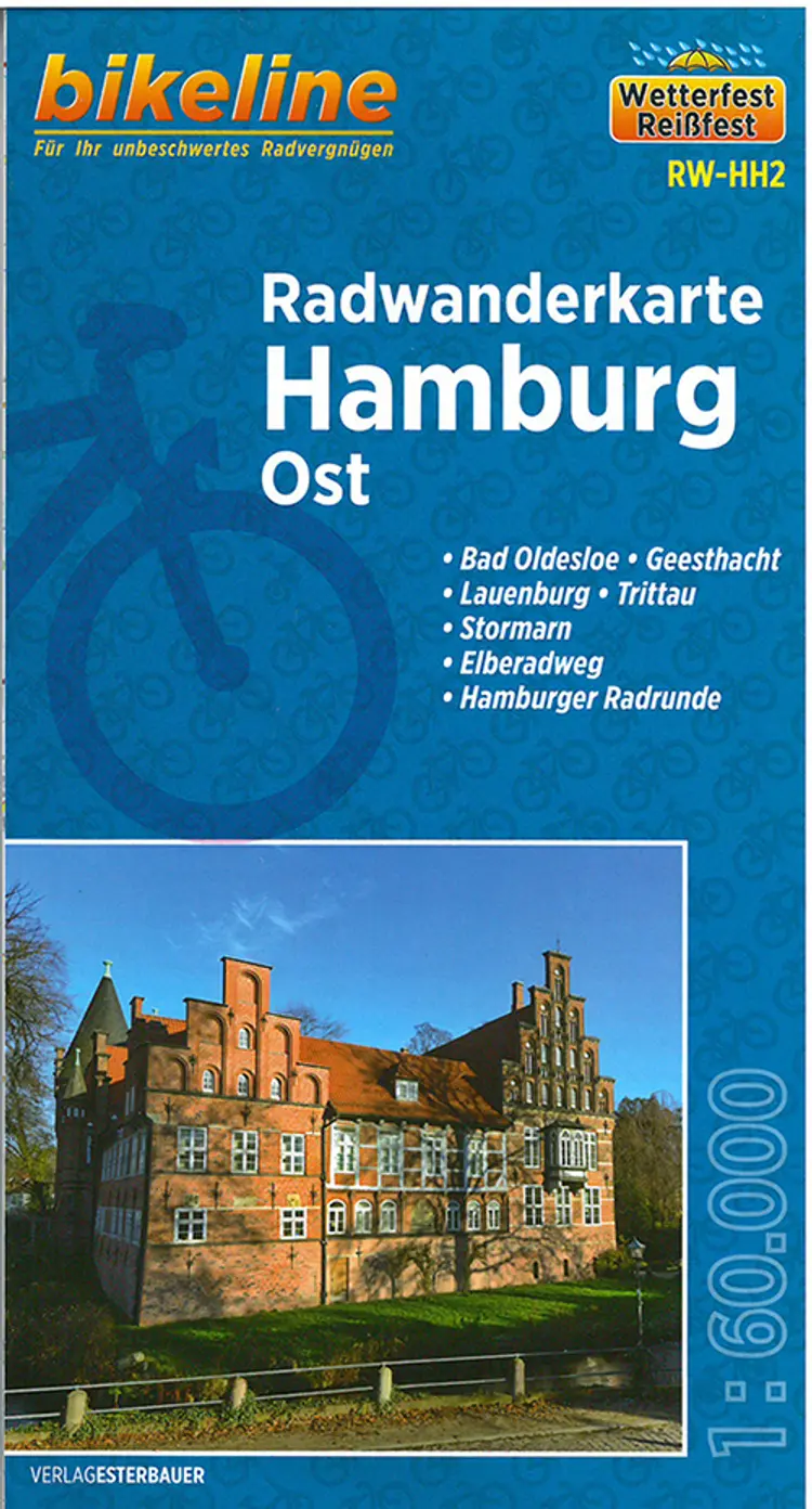 Radwanderkarte Hamburg Ost: Bad Oldesloe, Geesthacht, Lauenburg, Trittau, Stormarn, Elberadweg, Hamburger Radrunde - Esterbauer af Esterbauer