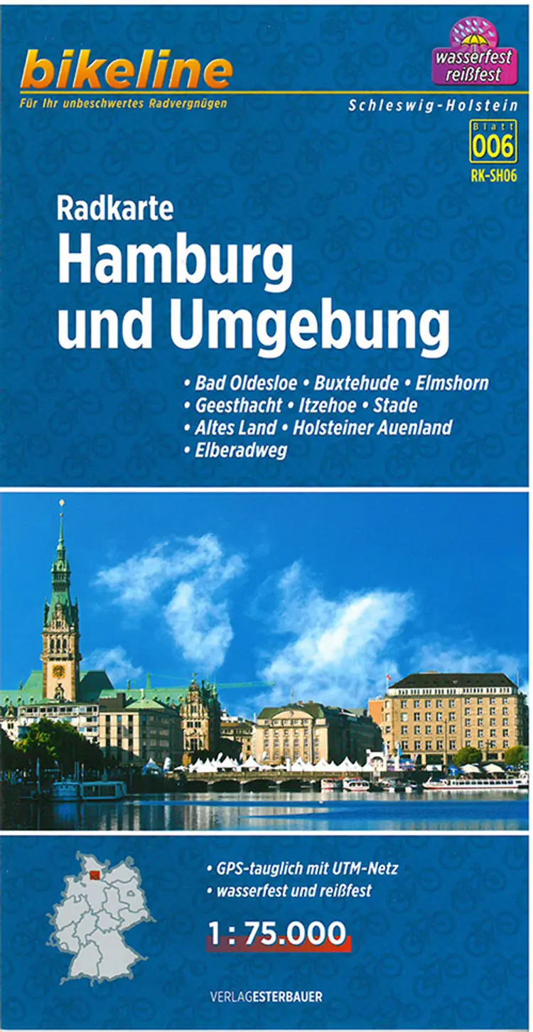 Hamburg und Umgebung: Bad Oldesloe, Buxtehude, Elmshorn, Geesthacht, Itzehoe, Stade, Elberadweg, Holsteiner Auenland - Esterbauer af Esterbauer