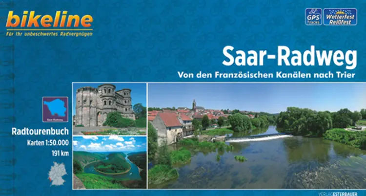 Saar-Radweg: Von den Französischen Kanälen nach Trier - Esterbauer af Esterbauer