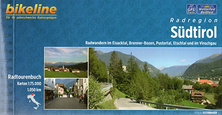 Radregion Südtirol : Radwandern im Eisacktal, Brenner-Bozen, Pustertal, Etschtal und im Vinschgau - Esterbauer af Esterbauer