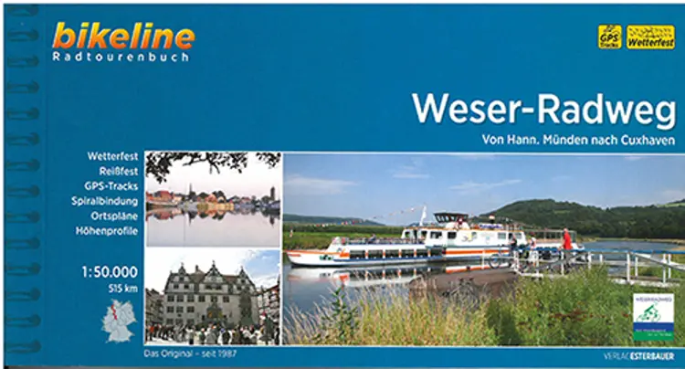 Weser-Radweg: Von Hann. Münden nach Cuxhaven af Esterbauer
