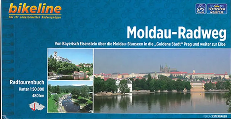 Moldau-Radweg: Von Bayerisch Eisenstein über die Moldau-Stauseen in die "Goldene Stadt" Prag und weiter zur Elbe - Esterbauer af Esterbauer