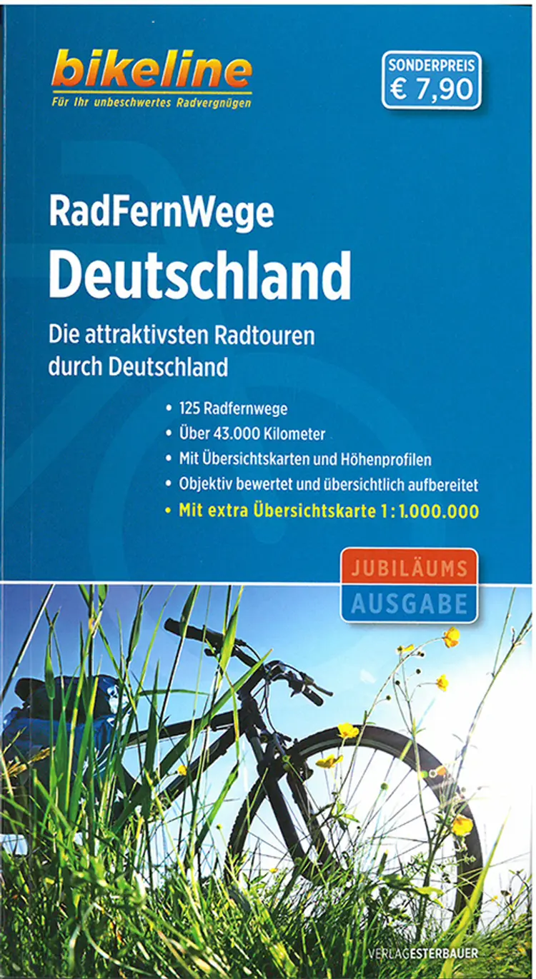 RadFernWege Deutschland: Die attraktivsten Radtouren durch Deutschland af Esterbauer