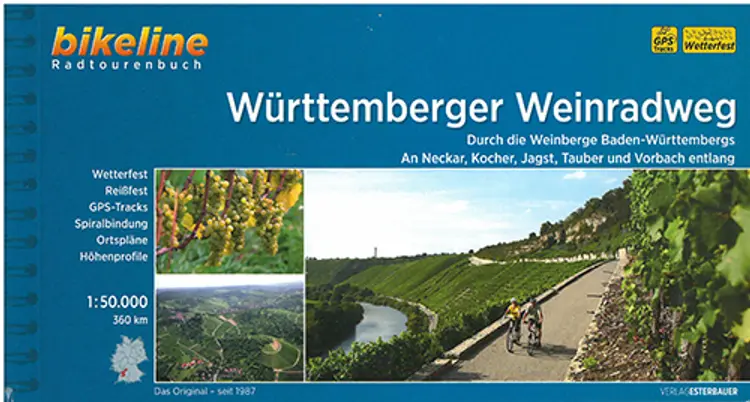 Württemberger Weinradweg: Durch die Weinberge Badem-Württembergs An Neckar, Kocher, Jagst, Tauber und Vorbach entlang - Esterbauer af Esterbauer