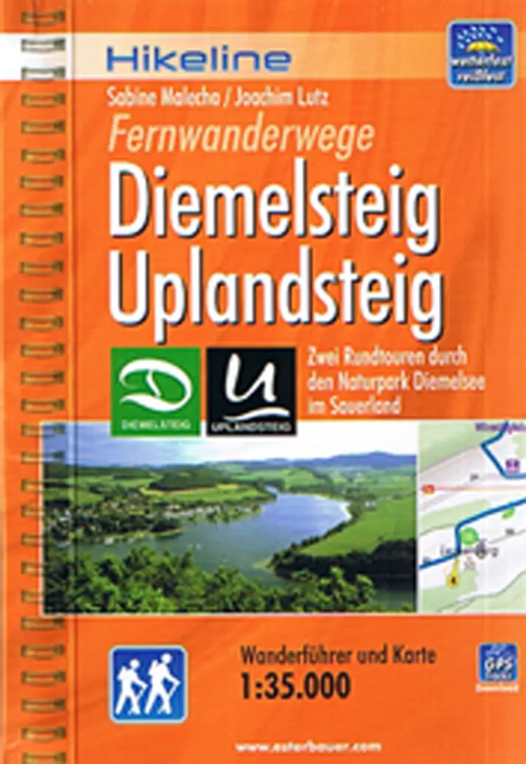 Fernwanderwege Diemelsteig Uplandsteig : Zwei Rundtouren durch den Naturpark Diemelsee im Sauerland - Sabine Malecha af Sabine Malecha