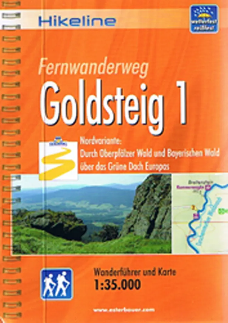 Fernwanderweg: Goldsteig 1 : Durch Oberpfälzer Wald und Bayerischen Wald über das Grüne Dach Europas af Esterbauer