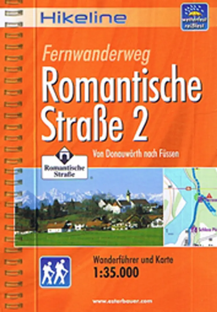 Fernwanderweg Romantische Strasse 2: Von Donauwörth nach Füssen - Esterbauer af Esterbauer