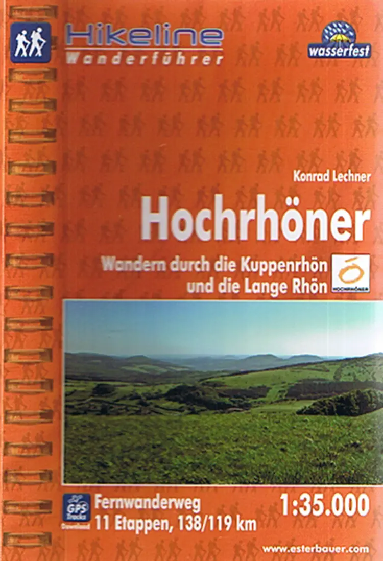 Hochrhöner: Wandern durch die Kuppenrhön und die Lange Rhön - Konrad Lechner af Konrad Lechner