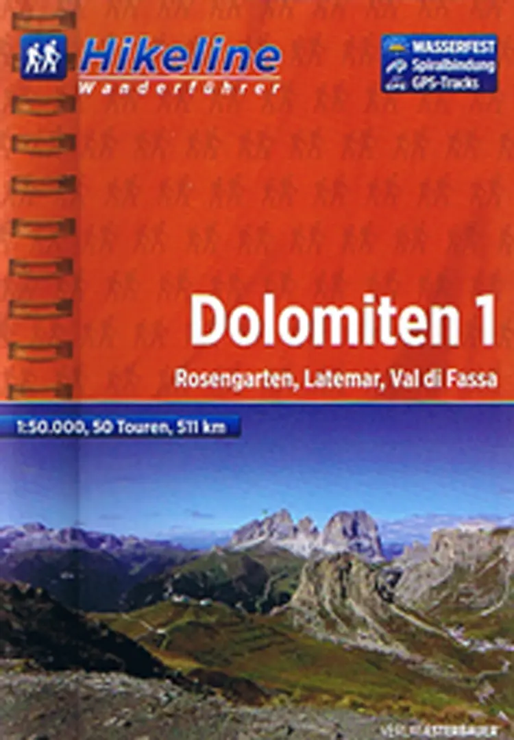 Dolomiten 1: Rosengarten, Latemar, Val di Fassa af Esterbauer