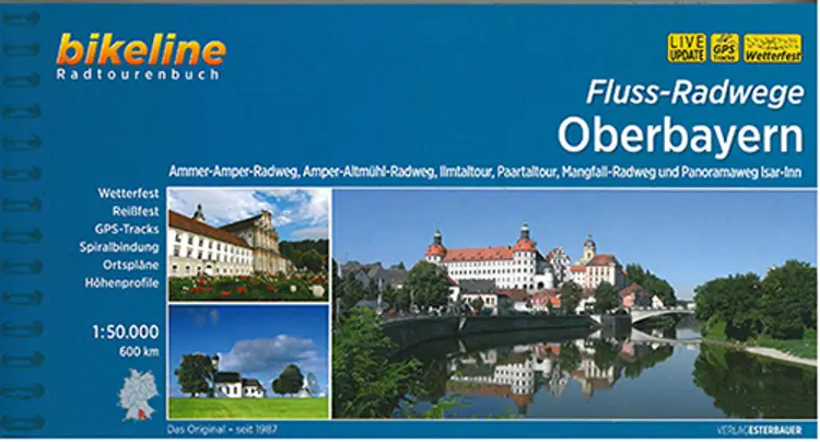 Oberbayern Fluss-Radwege: Ammer-Amper-Radweg, Amper-Altmühl-Radweg, Ilmtaltour, Paartaltour, Mangfall und Isar-Inn - Esterbauer af Esterbauer