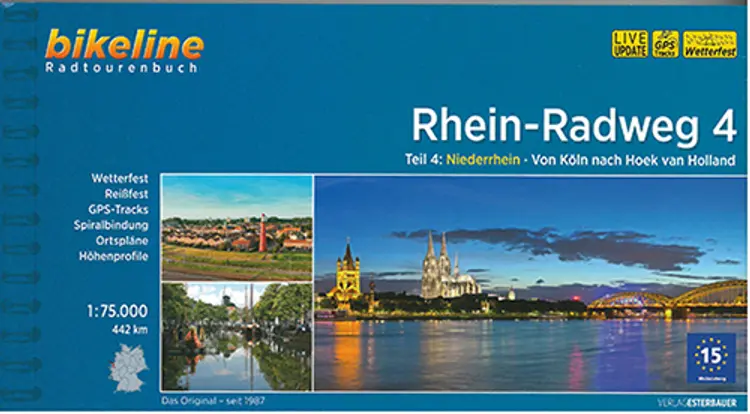 Rhein-Radweg 4: Niederrhein - Von Köln nach Hoek van Holland - Esterbauer af Esterbauer