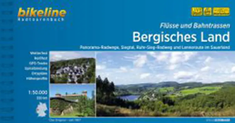 Flüsse und Bahntrassen Bergisches Land: Panorama-Radwege, Siegtal, Ruhr-Sieg-Radweg und Lenneroute im Sauerland - Esterbauer af Esterbauer