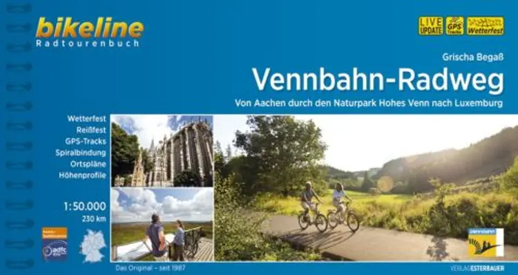 Vennbahn-Radweg: Von Aachen durch den Naturpark Hohes Venn nach Luxemburg - Esterbauer af Esterbauer