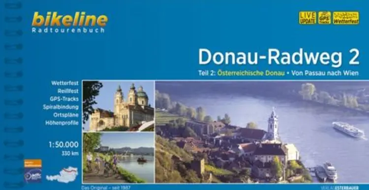 Donau-Radweg 2: Österreichische Donau. Von Passau nach Wien af Esterbauer