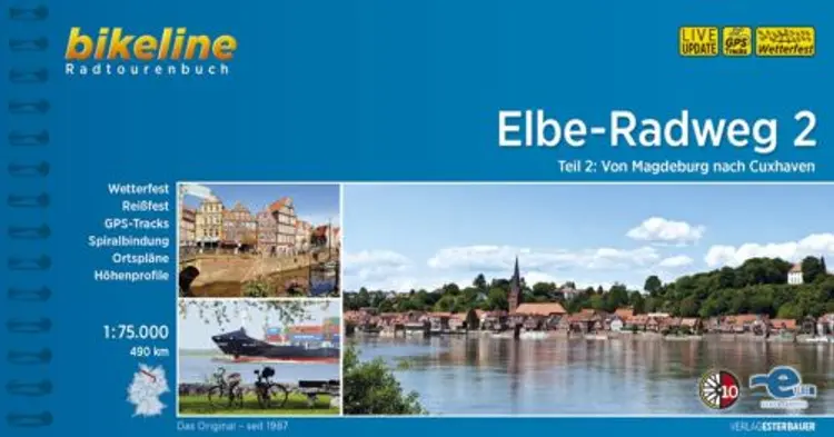 Elbe-Radweg 2: Von Magdeburg nach Cuxhaven, Bikeline af Esterbauer