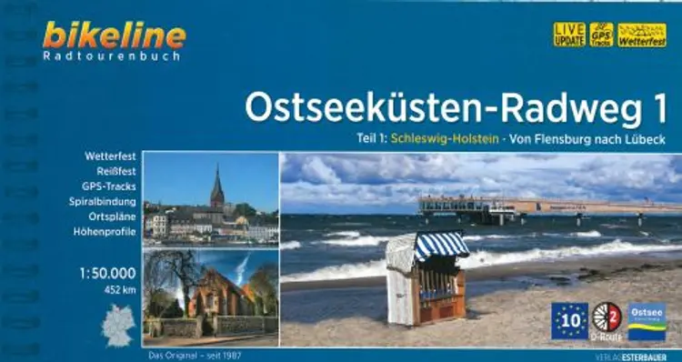 Ostseeküsten-Radweg 1: Schleswig-Holstein : Von Flensburg nach Lübeck af Esterbauer