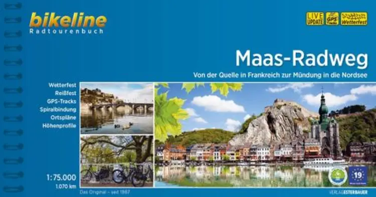 Maas-Radweg: Von der Quelle in Frankreich zur Mündung in die Nordsee af Esterbauer