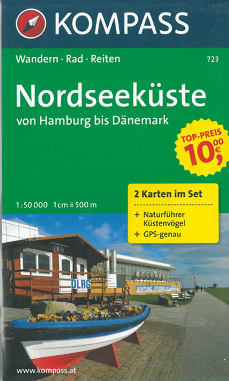 Nordseeküste von Hamburg bis Dänemark af Mair-Dumont/Kompass
